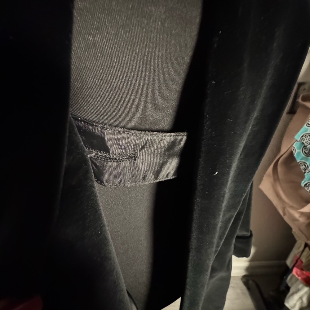 Talbots Black Velvet Jacket - Picture 9 of 11